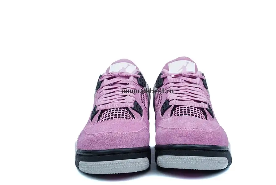 Jordan TO 4 READY PK RETAIL SHIP “Orchid” Air MATERIALS Jordan GOD 0504